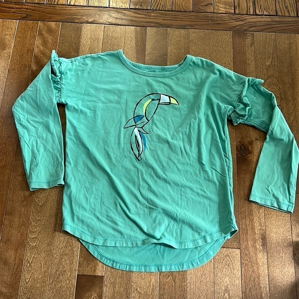 TEA collection bird shirt size 10